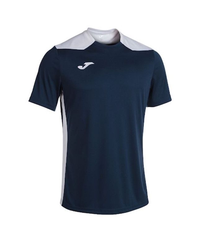 T-shirt Football Joma HommeEnfant from Championship VI Short Sleeve / Navy White