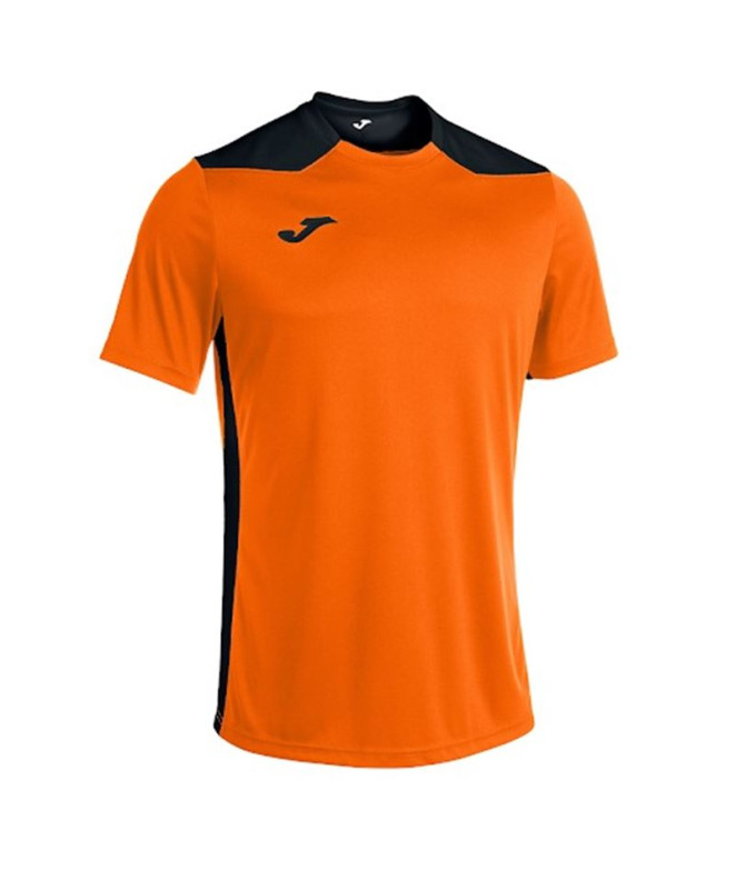 Camiseta Futebol Joma HomemMenino do Campeonato VI Manga curta / Preto Laranja