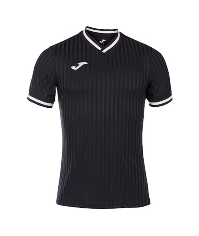 Camiseta Futebol Joma HomemMenino de Toletum III Manga curta / Preto