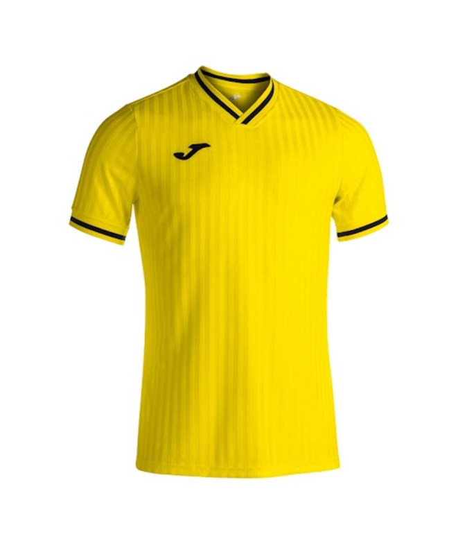 Camiseta de Fútbol Joma Toletum III Manga Corta Hombre/Niño Amarillo