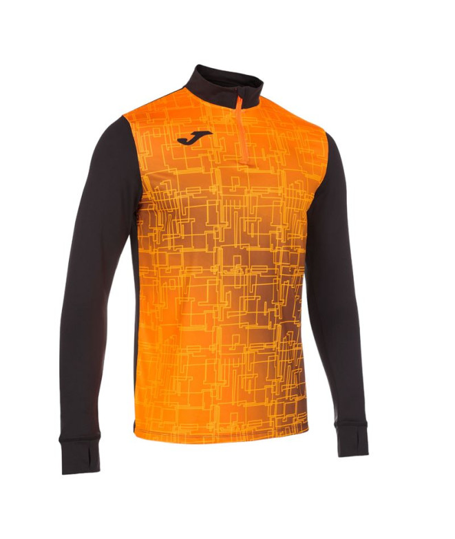 Sudadera Sin Capucha Joma Elite VIII Hombre/Niño Negro Naranja