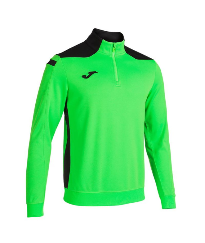 Sudadera Sin Capucha Joma Championship VI Hombre/Niño Verde Flúor Negro