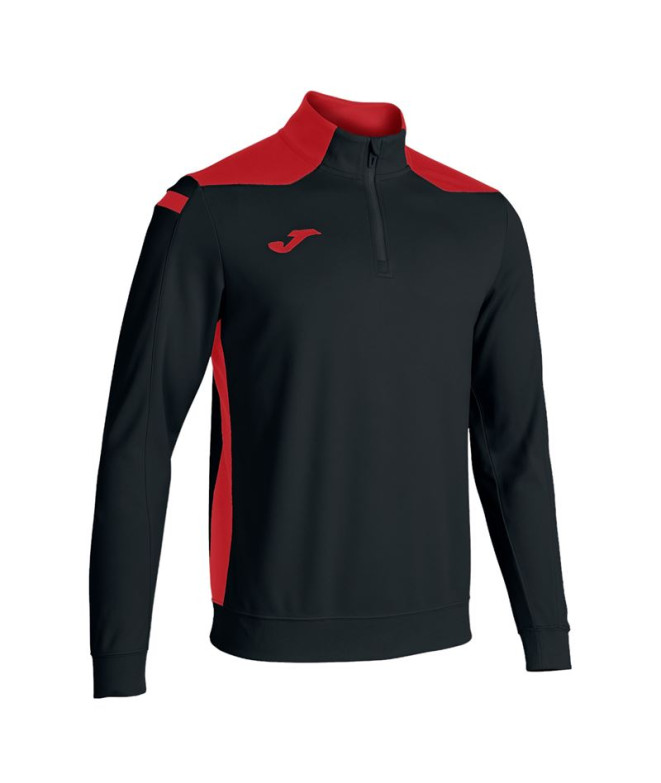 Sudadera Sin Capucha Joma Championship VI Hombre/Niño Negro Rojo