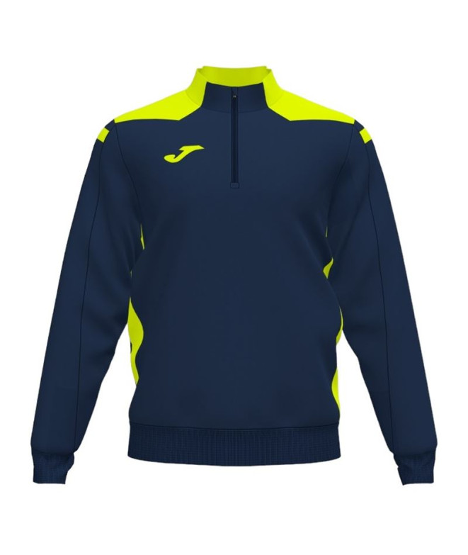 Moletom Joma HomemMenino Campeonato VI sem capuz / Amarelo fluorescente marinho