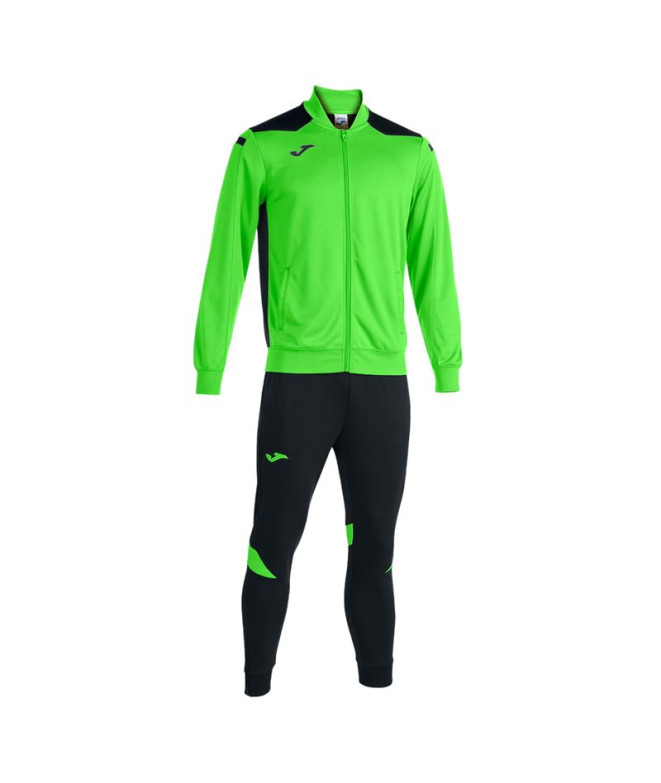 Survêtement Joma Homme Championnat VI Vert Fluor Noir