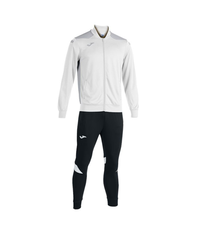 Chándal Joma Championship VI Hombre Blanco Gris Negro