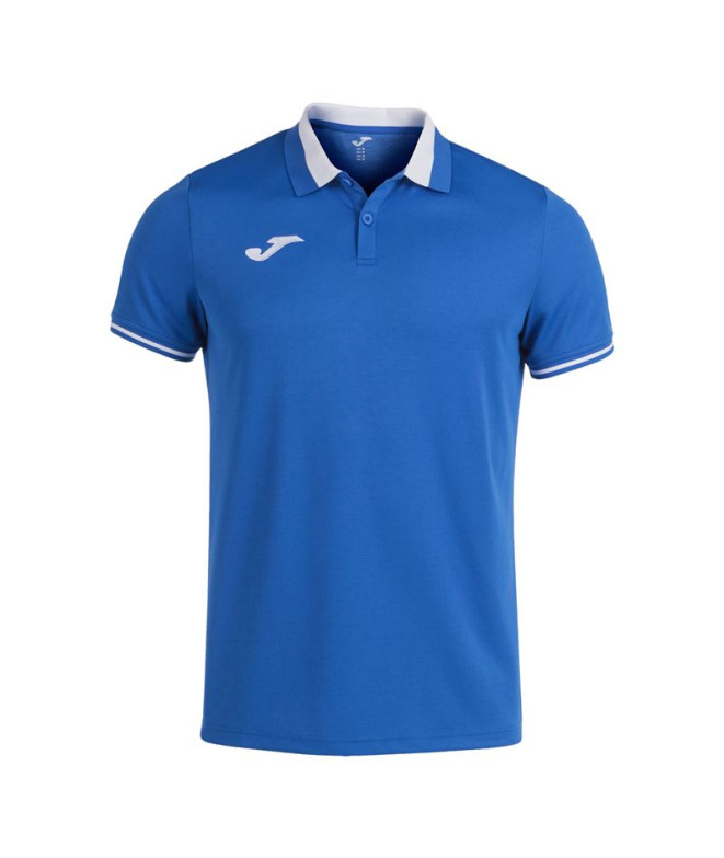 Polo Joma HommeEnfant Manches courtes Championnat VI / Blanc royal