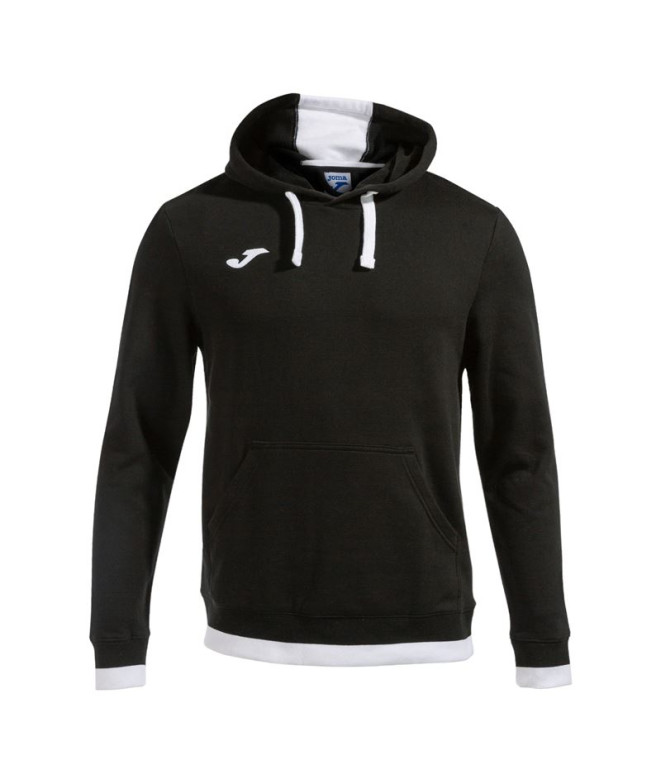 Sudadera Con Capucha Joma Confort II Hombre/Niño Negro Blanco