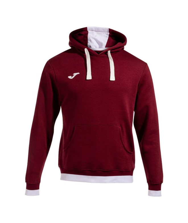 Moletom Joma HomemMenino Capuz Confort II / Bordeaux Branco