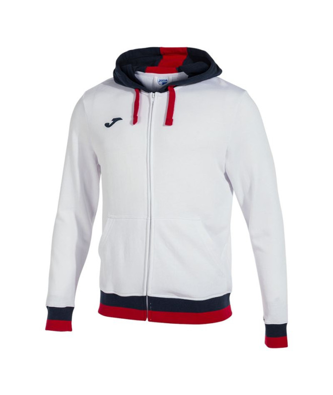 Chaqueta Con Capucha Joma Confort II Hombre/Niño Blanco Marino