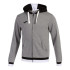 Chaqueta Con Capucha Joma Confort II Hombre/Niño Gris Melange Negro