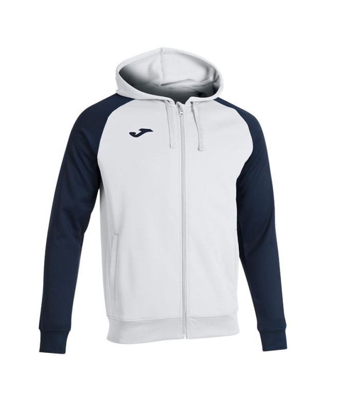 Veste Joma HommeEnfant Capuchon Academy IV / Blanc marine