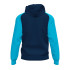 Casaco Joma HomemMenino Capuz Academy IV / Azul-marinho Turquesa Turquesa fluorescente