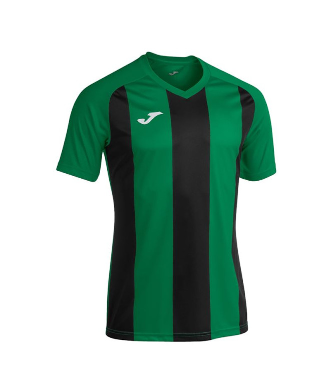 Camiseta Manga Corta Joma Pisa II Hombre/Niño Verde Negro