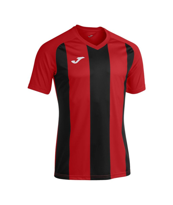 Camiseta Manga Corta Joma Pisa II Hombre/Niño Rojo Negro