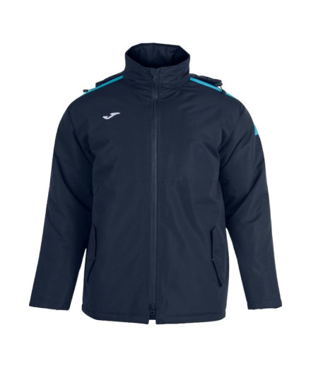 HommeEnfant Anorak Trivor / Bleu marine Turquoise fluo