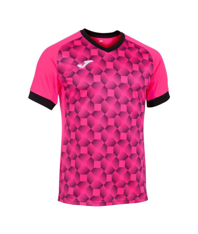 Camiseta Manga Corta Joma Supernova III Hombre/Niño Rosa Flúo