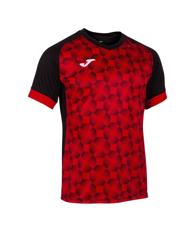 Camiseta Manga Corta Joma Supernova III Hombre/Niño Negro Rojo