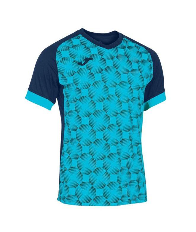 Camiseta Joma HomemMenino Manga curta Supernova III / Turquoise Fluor Marine