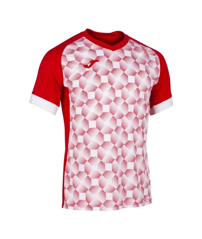 Camiseta Manga Corta Joma Supernova III Hombre/Niño Rojo Blanc