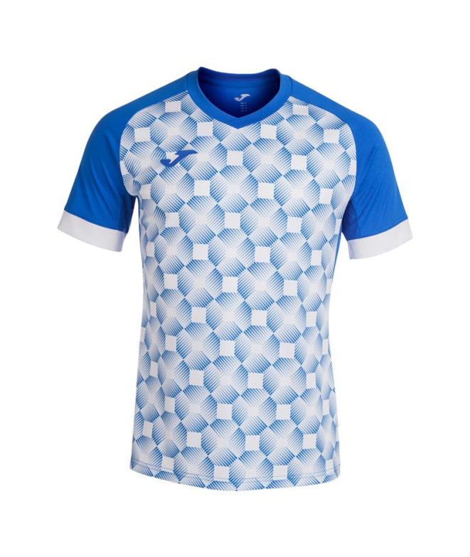 Camiseta Manga Corta Joma Supernova III Hombre/Niño Royal Blanco