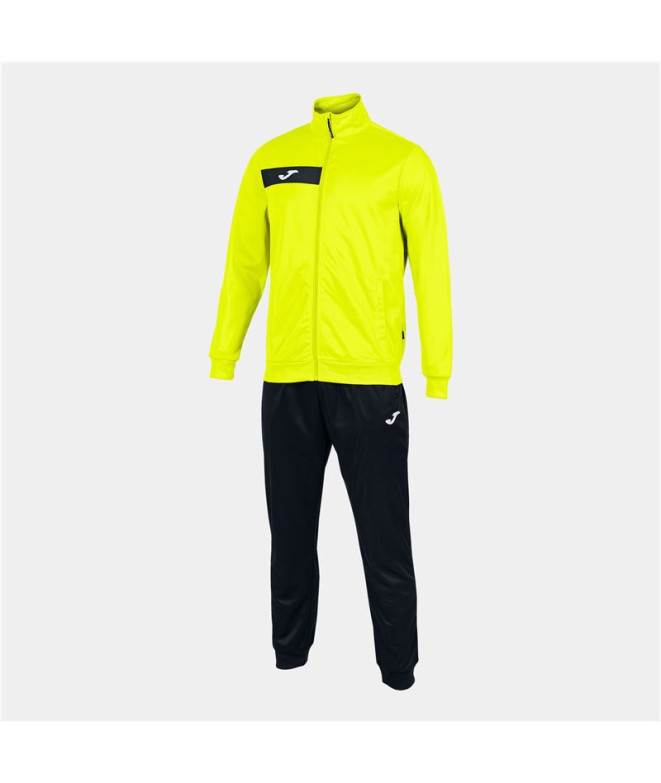 Fato de treino Joma Homem Columbus Fluor Amarelo Preto