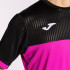 Camiseta Joma Homem Manga curta Montreal Fluor Rosa Preto