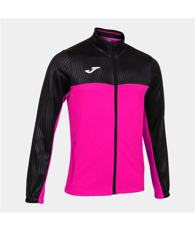 Chaqueta Joma Montreal Hombre Rosa Flúor - Negro