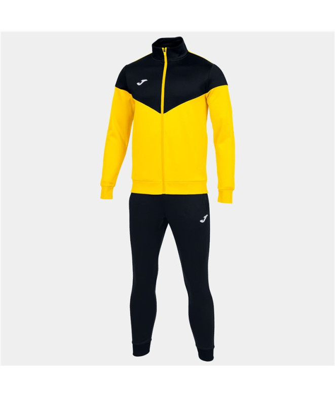 Fato de treino Joma Homem Amarelo Oxford - Preto