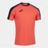 Camiseta Joma Homem Campeonato Eco de manga curta Fluor Orange - Marinho