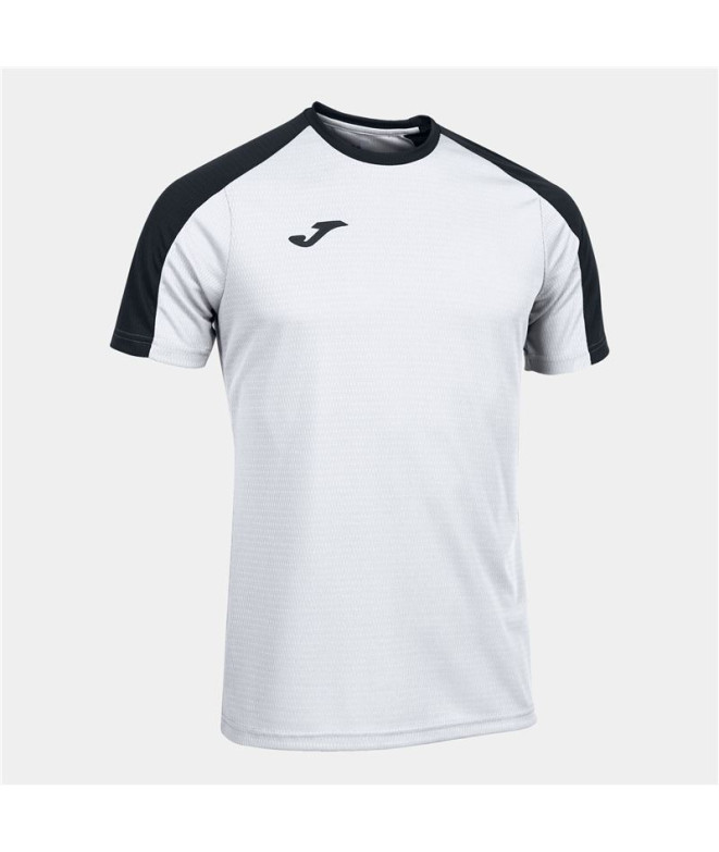 Camiseta Manga Corta Joma Eco Championship Hombre Blanco - Negro