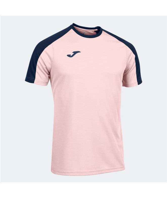 Camiseta Joma Homem Manga curta Eco Championship Rosa - Marinho