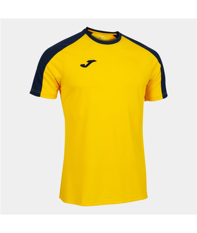 Camiseta Joma Homem Manga curta Eco Championship Amarelo - Marinho