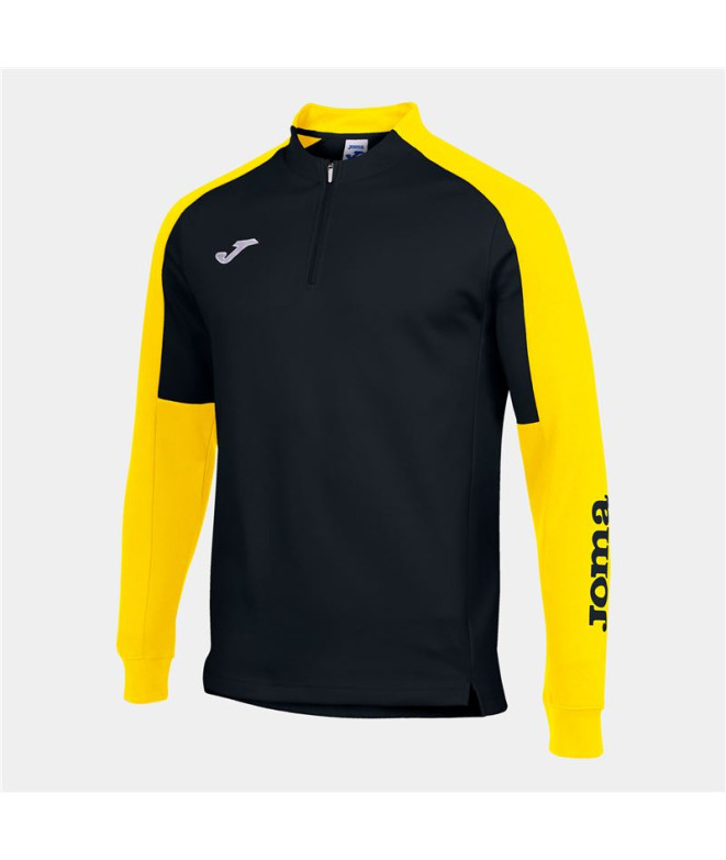 Sweat Joma Homme Championnat Eco Noir - Jaune