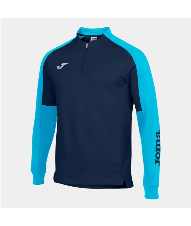 Sudadera Eco Joma Championship Hombre Marino - Turquesa Flúor