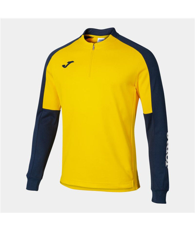 Moletom Joma Homem Eco Championship Amarelo - Marinho