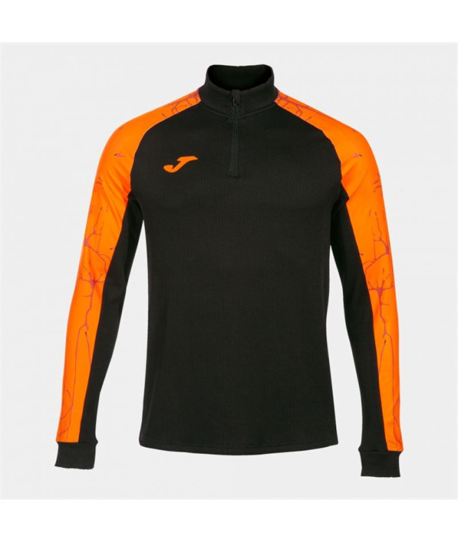 Moletom Joma Homem Elite IX Preto Laranja