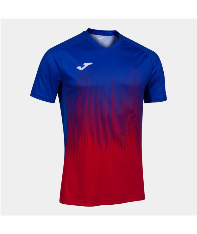 Camiseta Manga Corta Joma Tiger IV Hombre Rojo Royal