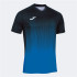 Camiseta Manga Corta Joma Tiger IV Hombre Royal Negro