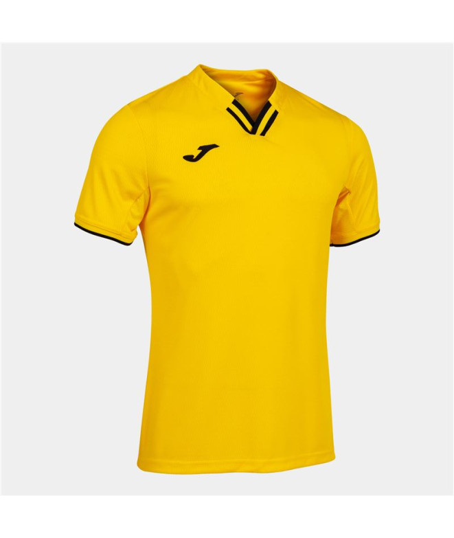 Camiseta Manga Corta Joma Toletum IV Hombre Amarillo Negro