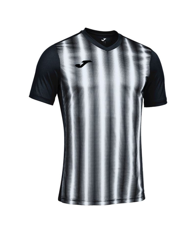 Camiseta Joma Manga Corta Inter II Negro Blanco