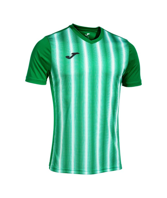 Camiseta Joma Manga Corta Inter II Verde Blanco