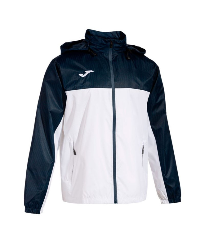 Chubasquero Running Joma de Montreal White Navy Menino