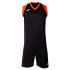 Conjunto Joma Final II Preto Laranja