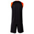 Conjunto Joma Final II Preto Laranja