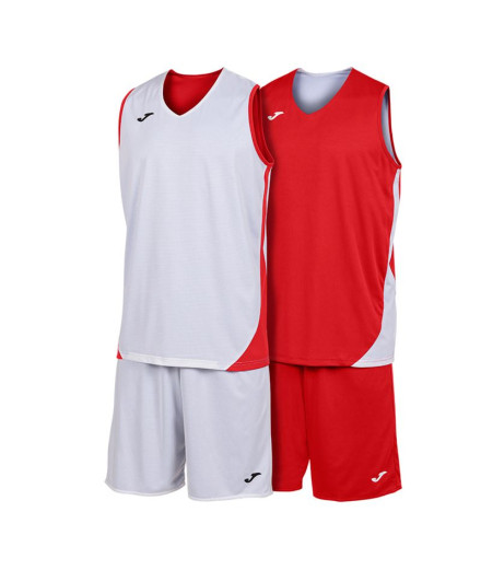 Conjunto Joma Kansas Vermelho Branco