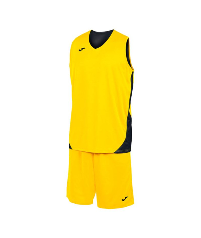 Conjunto Joma Kansas Amarelo Preto