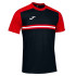 T-shirt Joma Hispa IV Short Sleeve Black Red