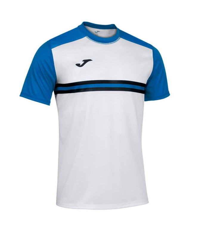 Camiseta Joma Hispa IV Manga curta Branco Royal