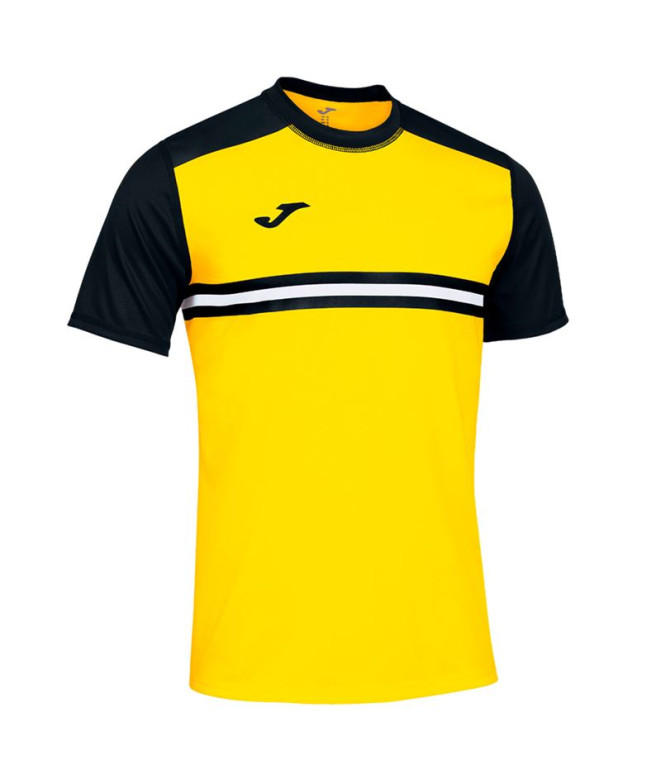 Camiseta Joma Hispa IV Short Sleeve Amarelo Amarelo Preto